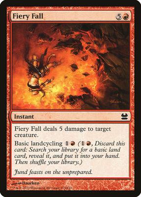 Fiery Fall card from Modern Masters