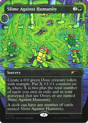 Slime Against Humanity (7078) card from Secret Lair Drop Series