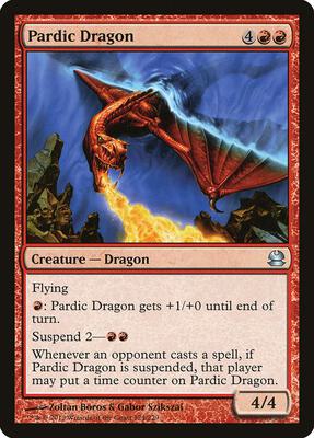 Pardic Dragon card from Modern Masters