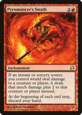 Pyromancer's Swath card from Modern Masters
