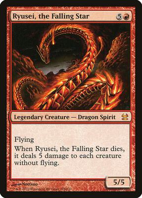 Ryusei, the Falling Star card from Modern Masters