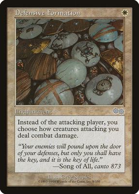 Defensive Formation card from Urza's Saga