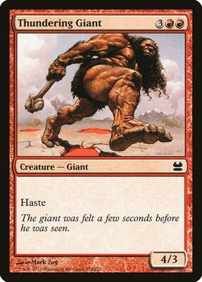Thundering Giant card from Modern Masters