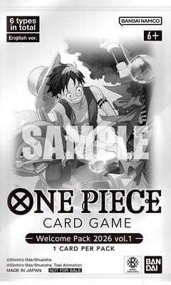 Welcome Pack 2026 Vol.1 card from One Piece Promotion Cards
