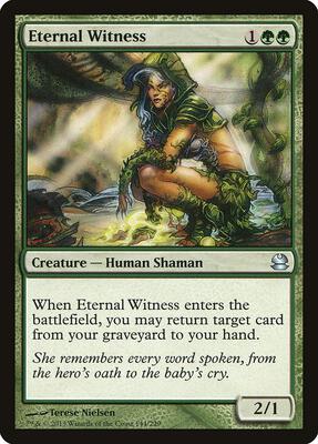 Eternal Witness card from Modern Masters