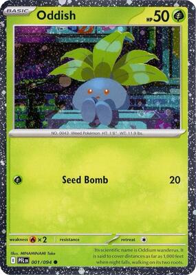 Oddish (Cosmos Holo) card from Miscellaneous Cards & Products