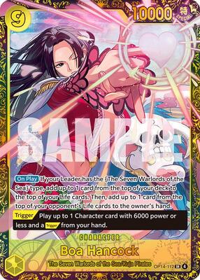 Boa Hancock (CS 26-27 Regionals Season 1) card from One Piece Promotion Cards