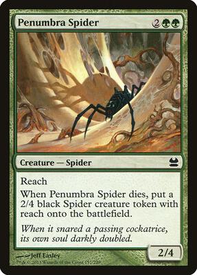 Penumbra Spider card from Modern Masters