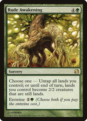 Rude Awakening card from Modern Masters