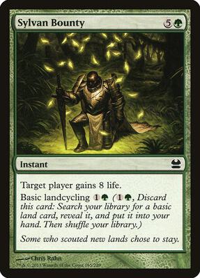 Sylvan Bounty card from Modern Masters
