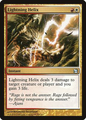 Lightning Helix card from Modern Masters