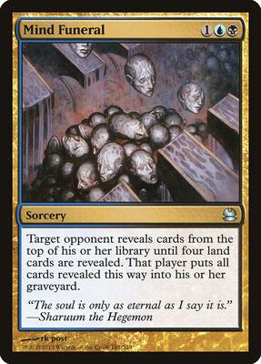 Mind Funeral card from Modern Masters
