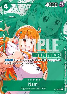 Nami (Winner Pack 2026 Vol. 2) card from One Piece Promotion Cards