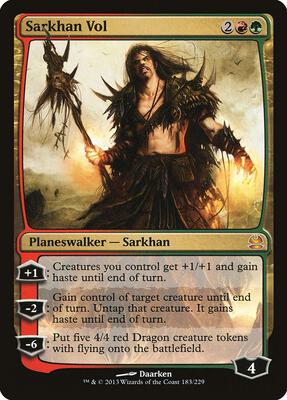 Sarkhan Vol card from Modern Masters