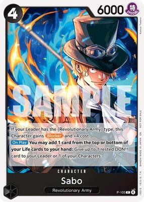 Sabo (Tournament Pack 2026 Vol. 2) card from One Piece Promotion Cards