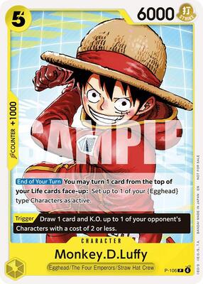 Monkey.D.Luffy (Tournament Pack 2026 Vol. 2) card from One Piece Promotion Cards