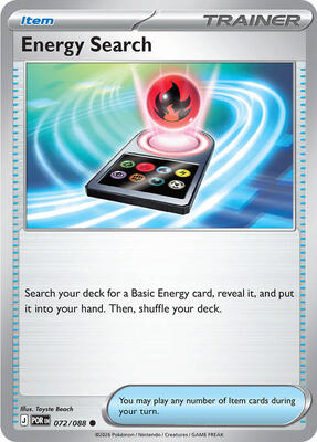 Energy Search card from ME03: Perfect Order