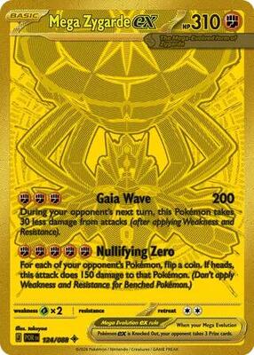 Mega Zygarde ex - 124/088 card from ME03: Perfect Order