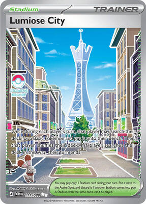 Lumiose City - 111/088 card from ME03: Perfect Order