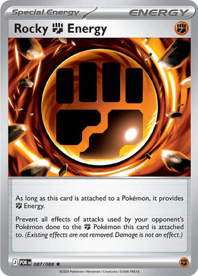 Rocky Fighting Energy card from ME03: Perfect Order