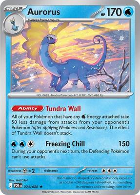 Aurorus - 024/088 card from ME03: Perfect Order