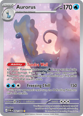 Aurorus - 092/088 card from ME03: Perfect Order
