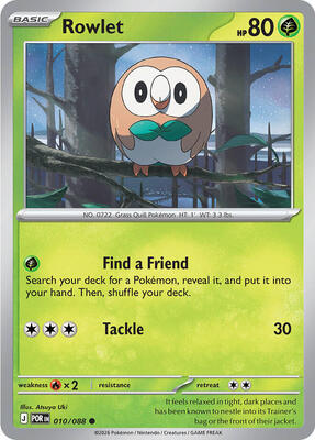 Rowlet - 010/088 card from ME03: Perfect Order