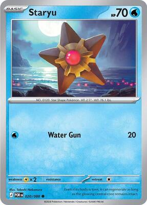Staryu card from ME03: Perfect Order