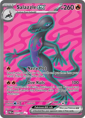 Salazzle ex - 101/088 card from ME03: Perfect Order