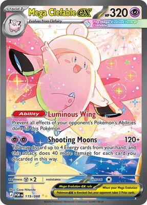 Mega Clefable ex - 119/088 card from ME03: Perfect Order