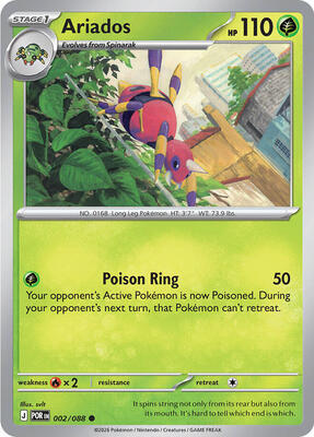 Ariados card from ME03: Perfect Order