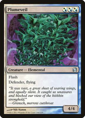 Plumeveil card from Modern Masters