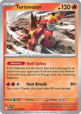 Turtonator card from ME03: Perfect Order
