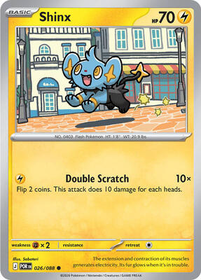 Shinx card from ME03: Perfect Order