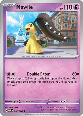 Mawile card from ME03: Perfect Order