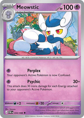 Meowstic card from ME03: Perfect Order