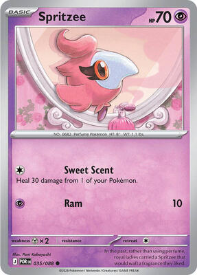 Spritzee card from ME03: Perfect Order