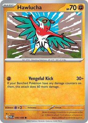 Hawlucha card from ME03: Perfect Order