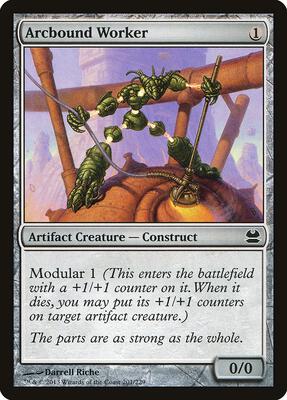 Arcbound Worker card from Modern Masters