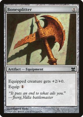 Bonesplitter card from Modern Masters