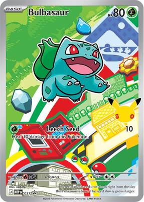 Bulbasaur - 037 card from ME: Mega Evolution Promo