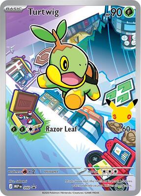 Turtwig - 040 card from ME: Mega Evolution Promo