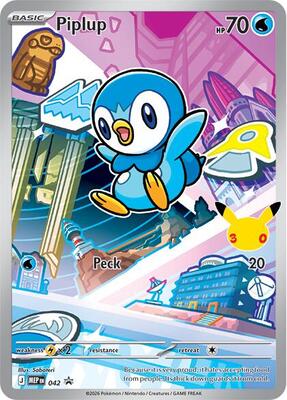 Piplup - 042 card from ME: Mega Evolution Promo