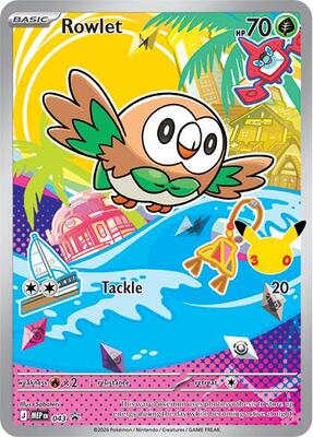 Rowlet - 043 card from ME: Mega Evolution Promo