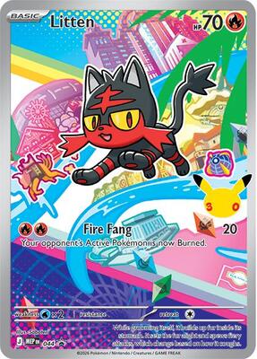 Litten - 044 card from ME: Mega Evolution Promo