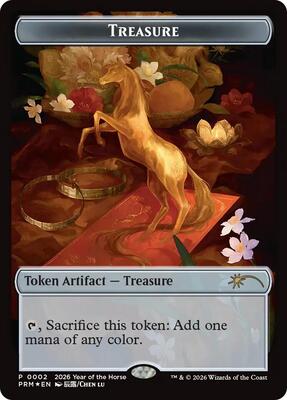 Treasure Token (Year of the Horse 2026) card from Standard Showdown Promos