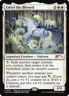 Emiel the Blessed (Year of the Horse 2026) card from Standard Showdown Promos