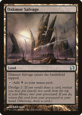 Dakmor Salvage card from Modern Masters