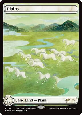 Plains (Year of the Horse 2026) card from Standard Showdown Promos