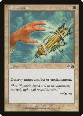Disenchant card from Urza's Saga
